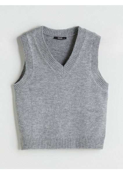 Yeni Sezon V Yaka Kadın Triko Süveter indirimleri