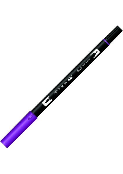 Dual Brush Pen Grafik Çizim Kalemi 665 Purple