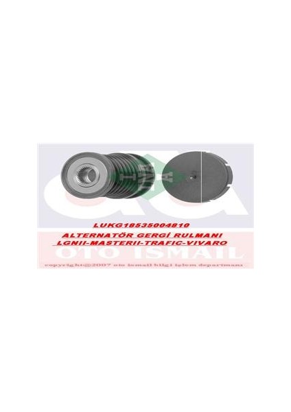 Alternatör Gergi Rulmanı Master Iı-Traffıc Iı-Lgn Iı-Movano-Vıvaro 1.9dtı-1.9dcı 01- -Volvo 1.9dtı