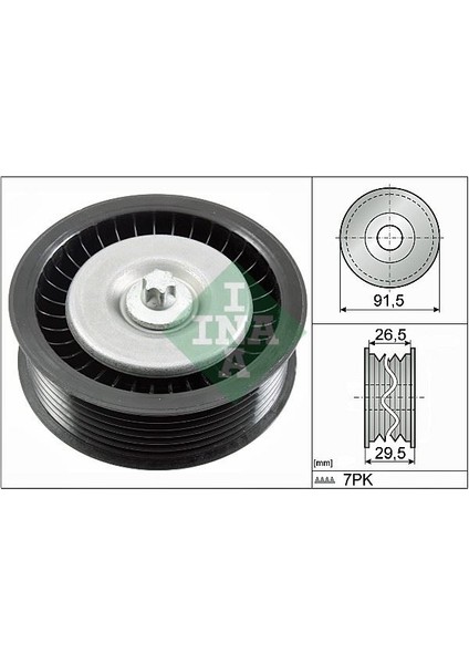 Kayıs Gergı Rulmanı Mercedes C218 W212 C207 W166 C292 W221 W222 Kanallı