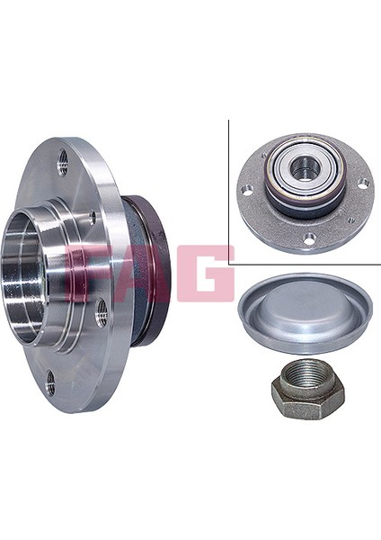 Arka Teker Poryası Komple Abs Li Peugeot P206-P206 CC-P206 SW-P1007 02 Cıtroen C2-C3 02 4 Bijon