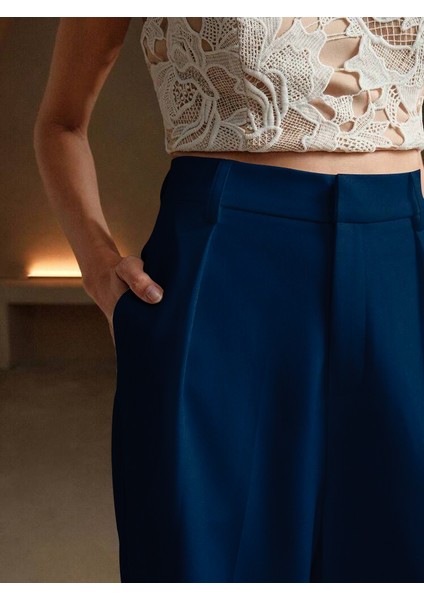 Yüksek Bel Bol Kesim Palazzo Pantolon fiyatları