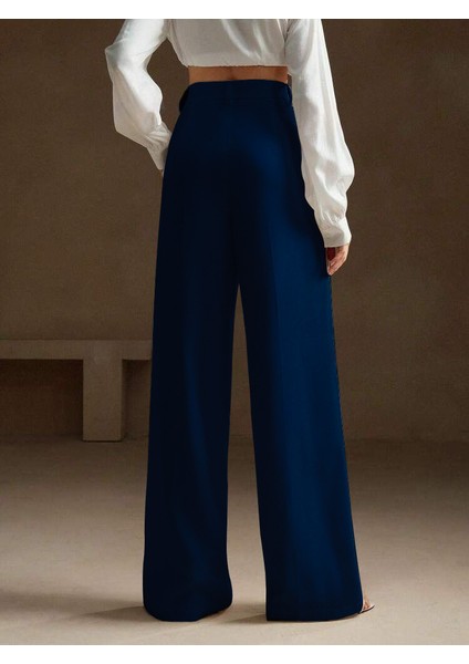 Yüksek Bel Bol Kesim Palazzo Pantolon modelleri
