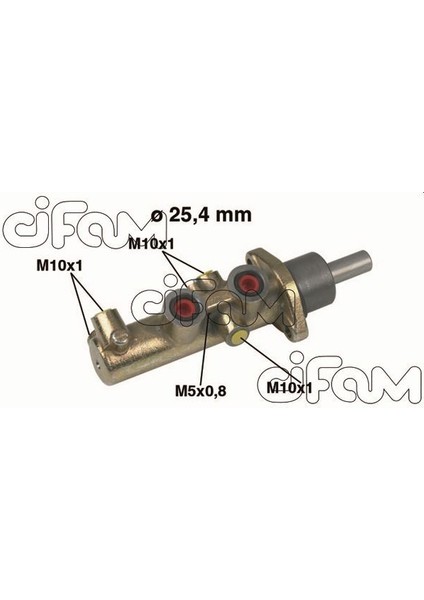 Ana Merkez Jumper-Boxer1.9-2.0-2.2-2.5-2.8 Hdı 94-00 25.4 mm
