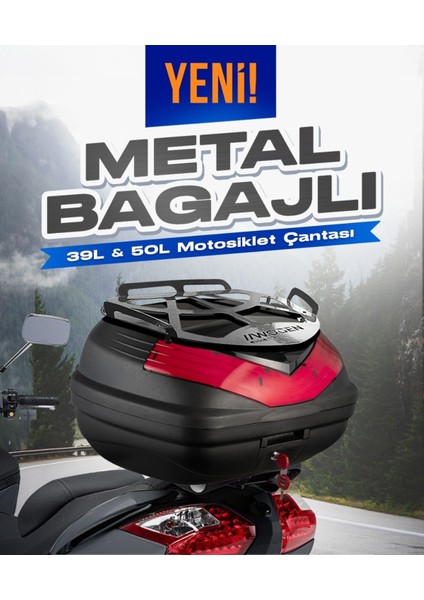 WG50 Basic Metal Bagajlı Çanta (Siyah) + Bilyalı Kilit (25X1000 Mm) Hediyeli fiyatları