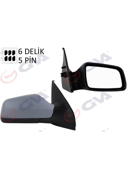 Dış Dikiz Aynası Sağ Astra G 98 Elektrikli Isıtmalı Astarlı Konveks 5 Fiş VM-168EHPR