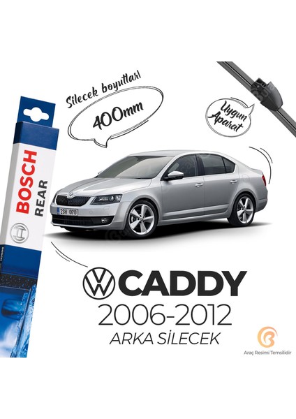 Bosch Rear Arka Silecek Skoda Octavia 1z3 2006-2012 ile Uyumlu