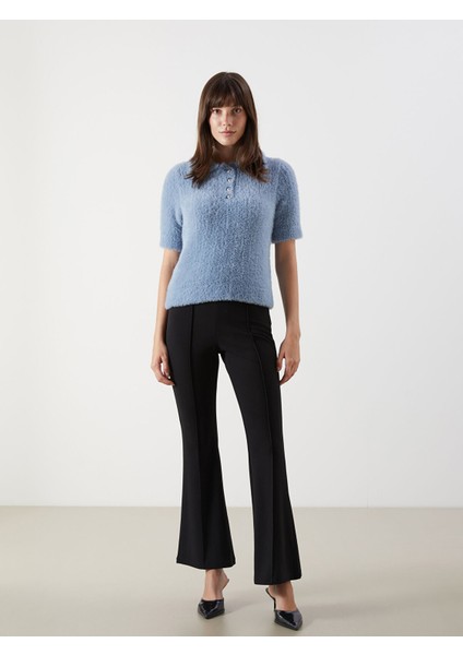 Yeni Sezon Polo Yaka Kadın Triko Kazak fiyatları