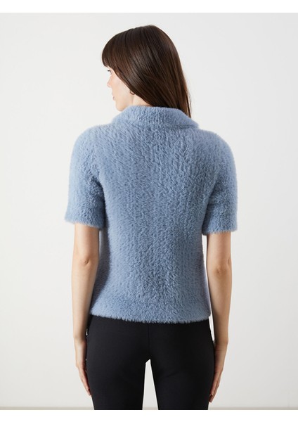 Yeni Sezon Polo Yaka Kadın Triko Kazak fırsatları