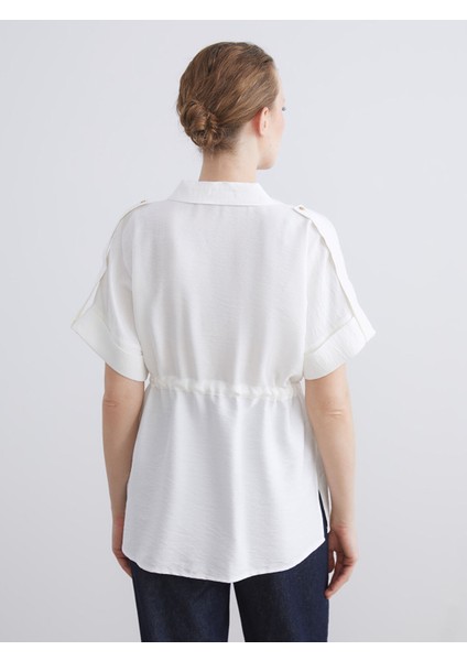 Yeni Sezon Armürlü Oversize Kadın Gömlek fırsatları