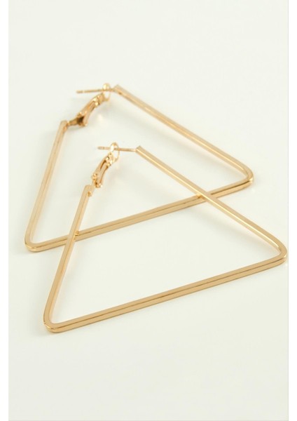 Mtxdpn Üçgen Halka Küpe 4,5 Cm-sarı fiyatları