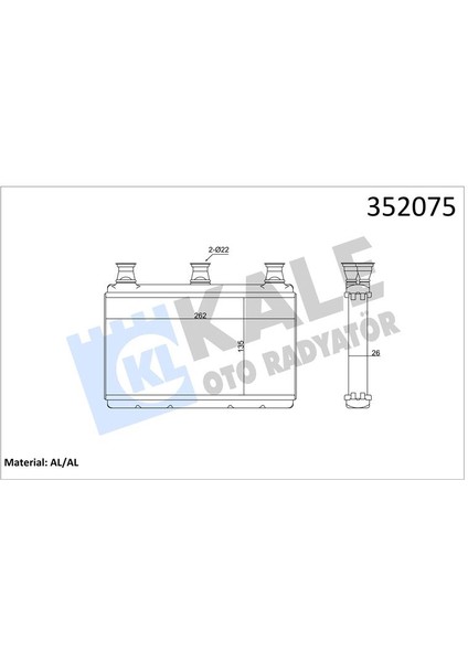 Kalorıfer Radyatoru Bmw E60 E63 E64
