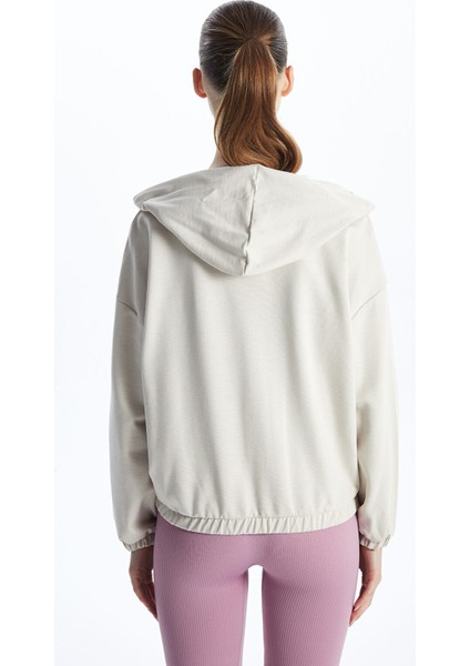 Yeni Sezon Kapüşonlu Oversize Kadın Kalın Fermuarlı Sweatshirt fırsatları