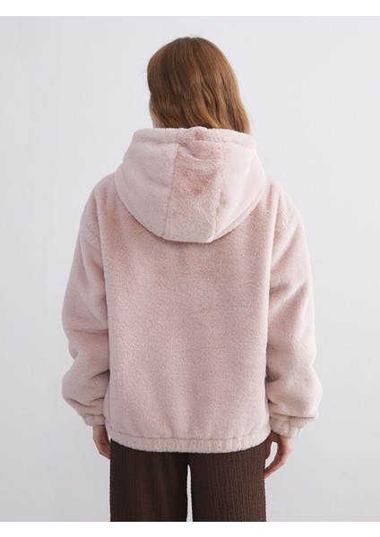 Yeni Sezon Kapüşonlu Kadın Kürk Kaban indirimleri