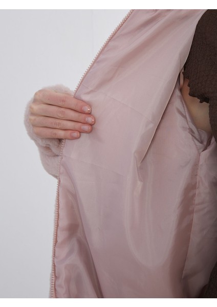 Yeni Sezon Kapüşonlu Kadın Kürk Kaban fırsatları