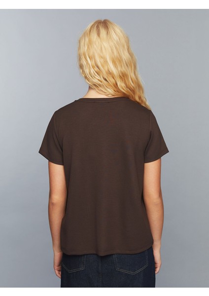 Yeni Sezon Bisiklet Yaka Leopar Baskılı Kadın Tişört fırsatları