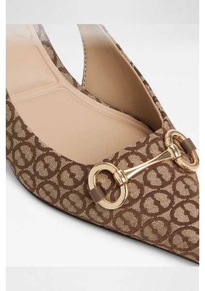 Finnea Ayakkabı Orta Boy Topuklu - Kahverengi