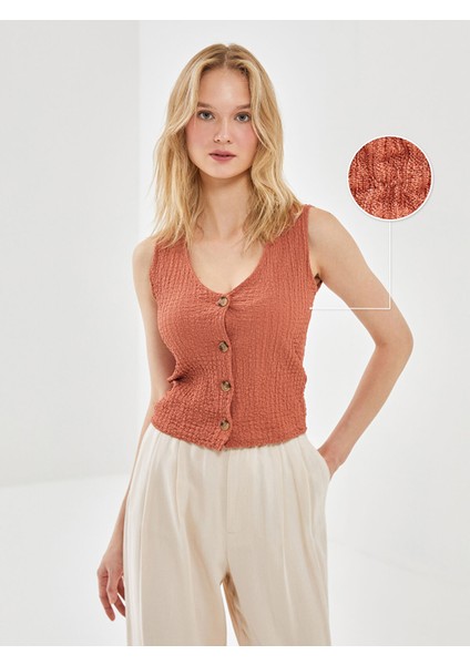 Yeni Sezon V Yaka Dokulu Kadın Atlet