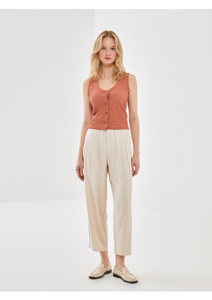 Yeni Sezon V Yaka Dokulu Kadın Atlet fiyatları