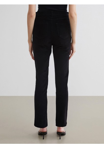 Yeni Sezon Dar Fit Kadife Kadın Pantolon fırsatları