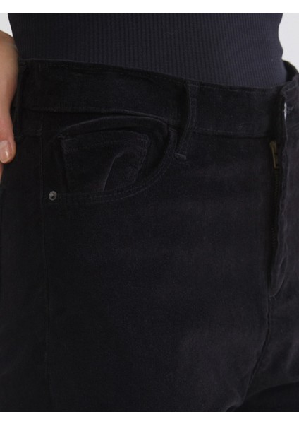 Yeni Sezon Dar Fit Kadife Kadın Pantolon modelleri