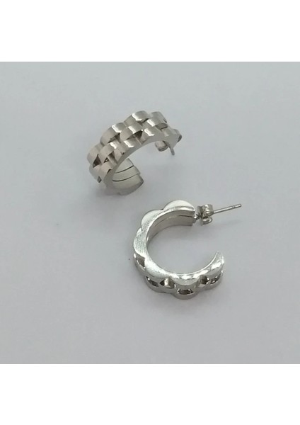 Çelik Silver Rolex Model Küpe fiyatları