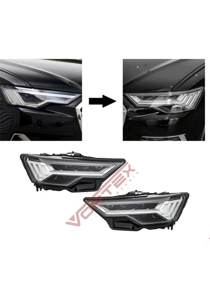 LED Farlar Için Full Hd Matrıx Far Seti A6 2020-
