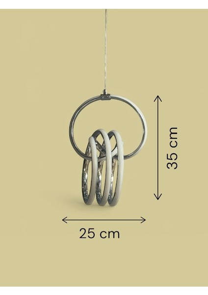 Imza Model Modern LED Sarkıt Avize 3 Renk fırsatları