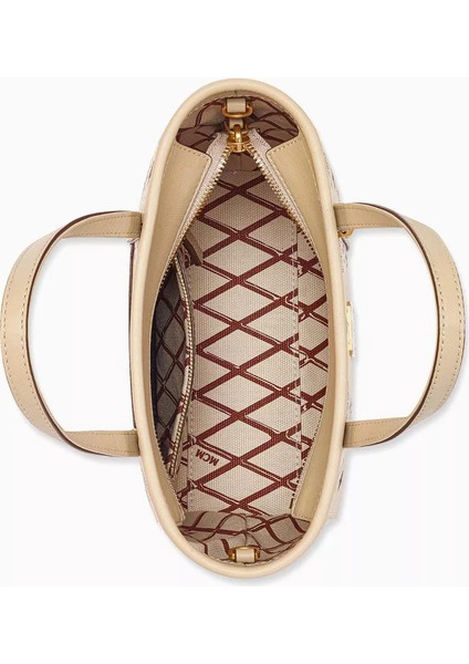 Mini Toni Tote Çanta, Nappa Deri & Kanvas Shopper fırsatları