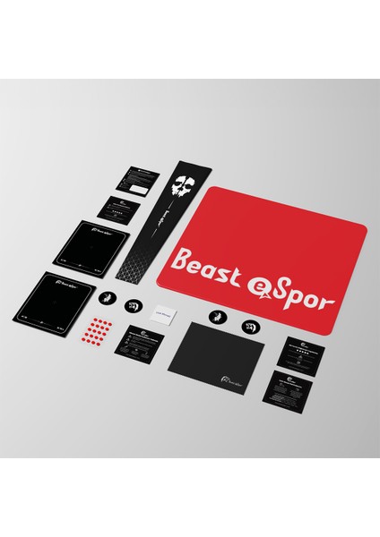 Headshot Serisi Cam Mouse Pad [red Edition] Espor Mouse Pad