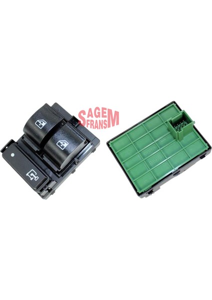 Cam Açma Düğmesi Ön Sol Yeşil Soket Ducato Iıı