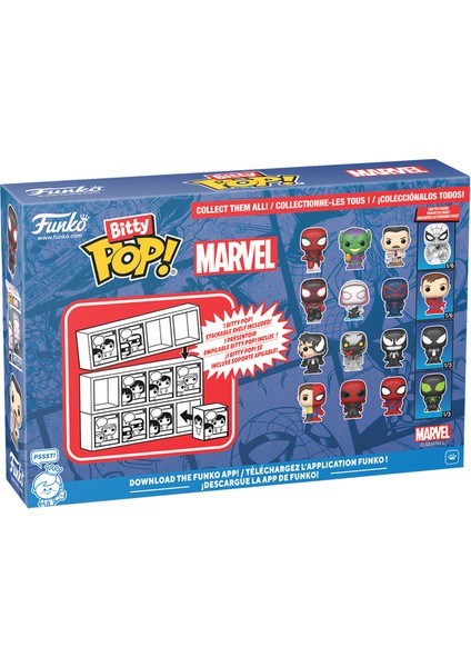 Funko Bitty Pop: Marvel - Spiderman - Miles Morales 4'lü Paket Chase fiyatları