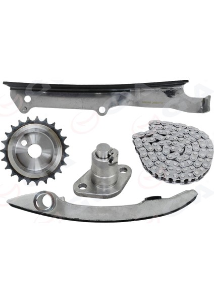 Eksantrik Zincir Seti Mıtsubıshı Canter 2.8l 4M40 Fuso FE511. FE711 01-> Tekli Zincir