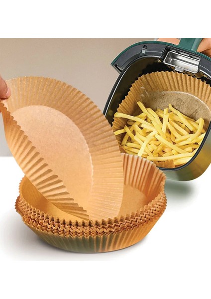 Airfryer Pişirme Kağıdı Yuvarlak 20CM 50 + 5 Adet (5 Adet Hediye) modelleri