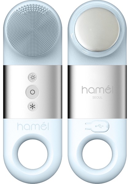 3x Deep Sonic Cleanser -Led Işıklı Titreşimli Isıtma Soğutma Özellikli Yüz Temizleme ve Masaj Cihazı