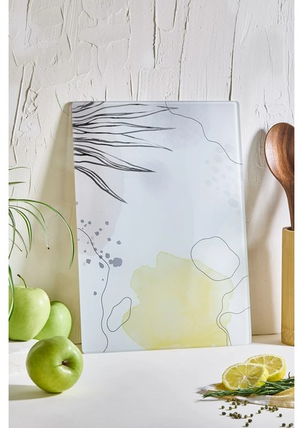 Bohemian Cam Kesme Tahtası - 25X35 - Isıya Dayanıklı Kırılmaz Kesme Tahtası