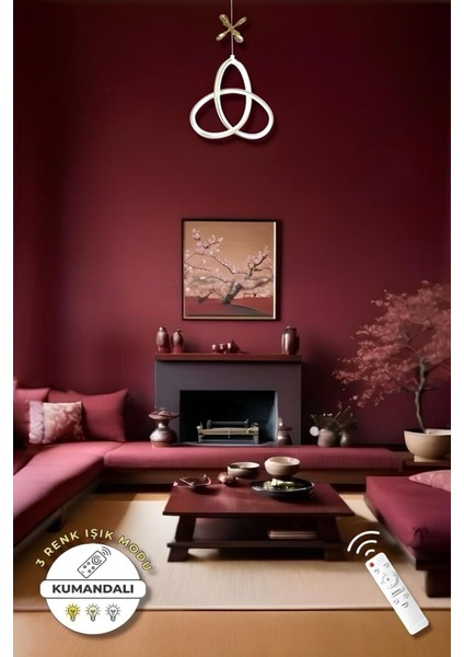 Melis White Gold Kumandalı 3 Renk Modern Sarkıt LED Avize fiyatları