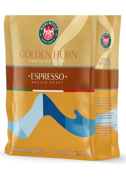 Espresso Golden Horn Blend 4X250 Gr. (Çekirdek Veya Öğütülmüş) Kahve modelleri