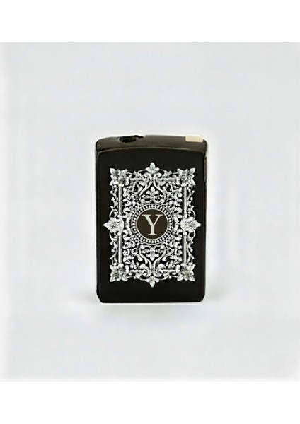 Y Harfli Detaylı Kişiye Özel Harf Baskılı Gazlı Çakmak
