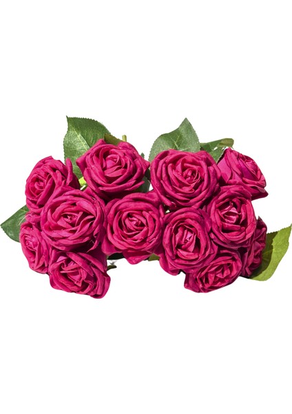 Mürdüm Yapay Islak Gül Demeti 12'li fiyatları