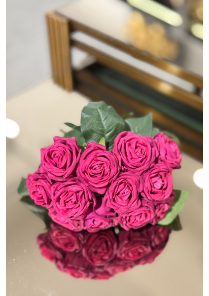 Mürdüm Yapay Islak Gül Demeti 12'li fırsatları