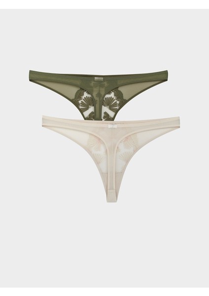 Yeni Sezon Dantelli Fantezi Tanga Külot 2'li fiyatları