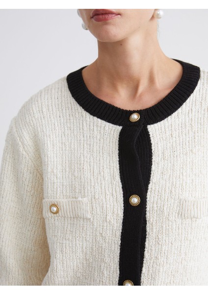 Yeni Sezon Bisiklet Yaka Kadın Triko Hırka modelleri