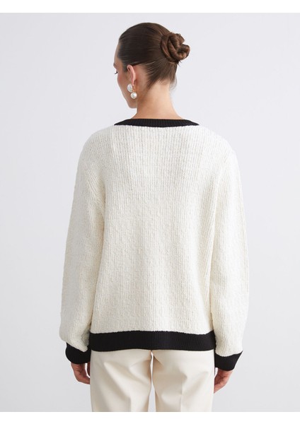 Yeni Sezon Bisiklet Yaka Kadın Triko Hırka fırsatları