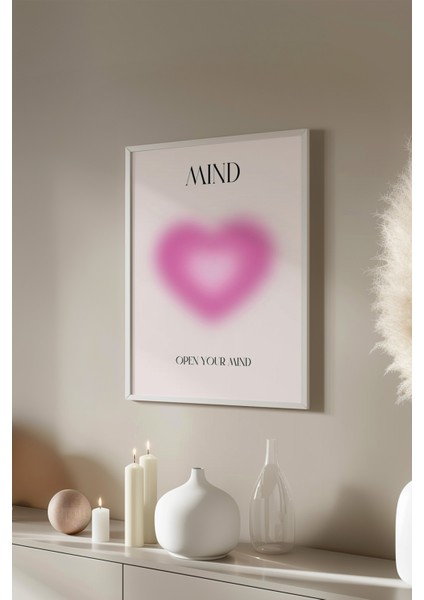 Aura Serisi Beyaz Çerçeveli Poster, Tablo NO:159