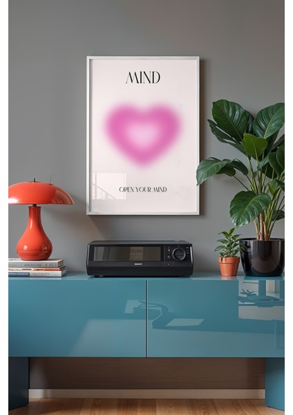 Aura Serisi Beyaz Çerçeveli Poster, Tablo NO:159 fiyatları