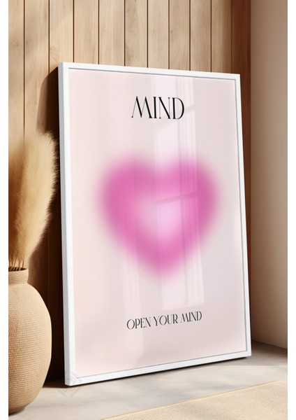 Aura Serisi Beyaz Çerçeveli Poster, Tablo NO:159 fırsatları