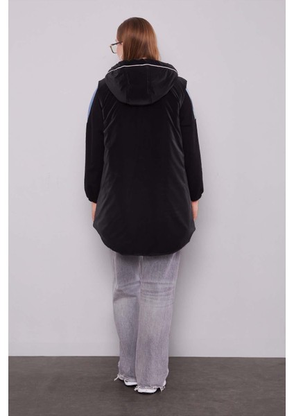 Siyah Şapkalı Şişme Yelek fırsatları