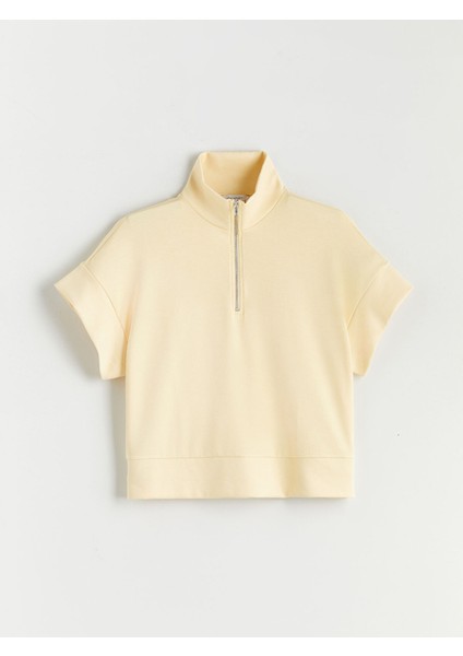 Yeni Sezon Dik Yaka Oversize Kadın Sweatshirt indirimleri