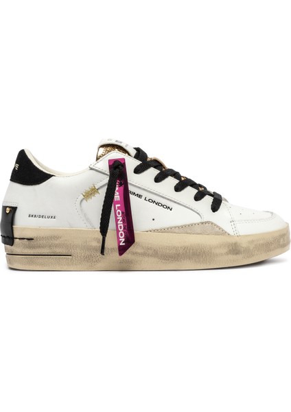 Kadın Sneaker ( Günlük) 25192AA8 Rime London Sk8 Deluxe Wedge White